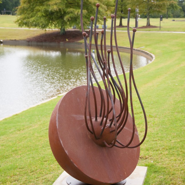 Adam Walls (North Carolina, b. 1974), Core 3, 2014, steel, ca. 78 x 42 x 58 inches
