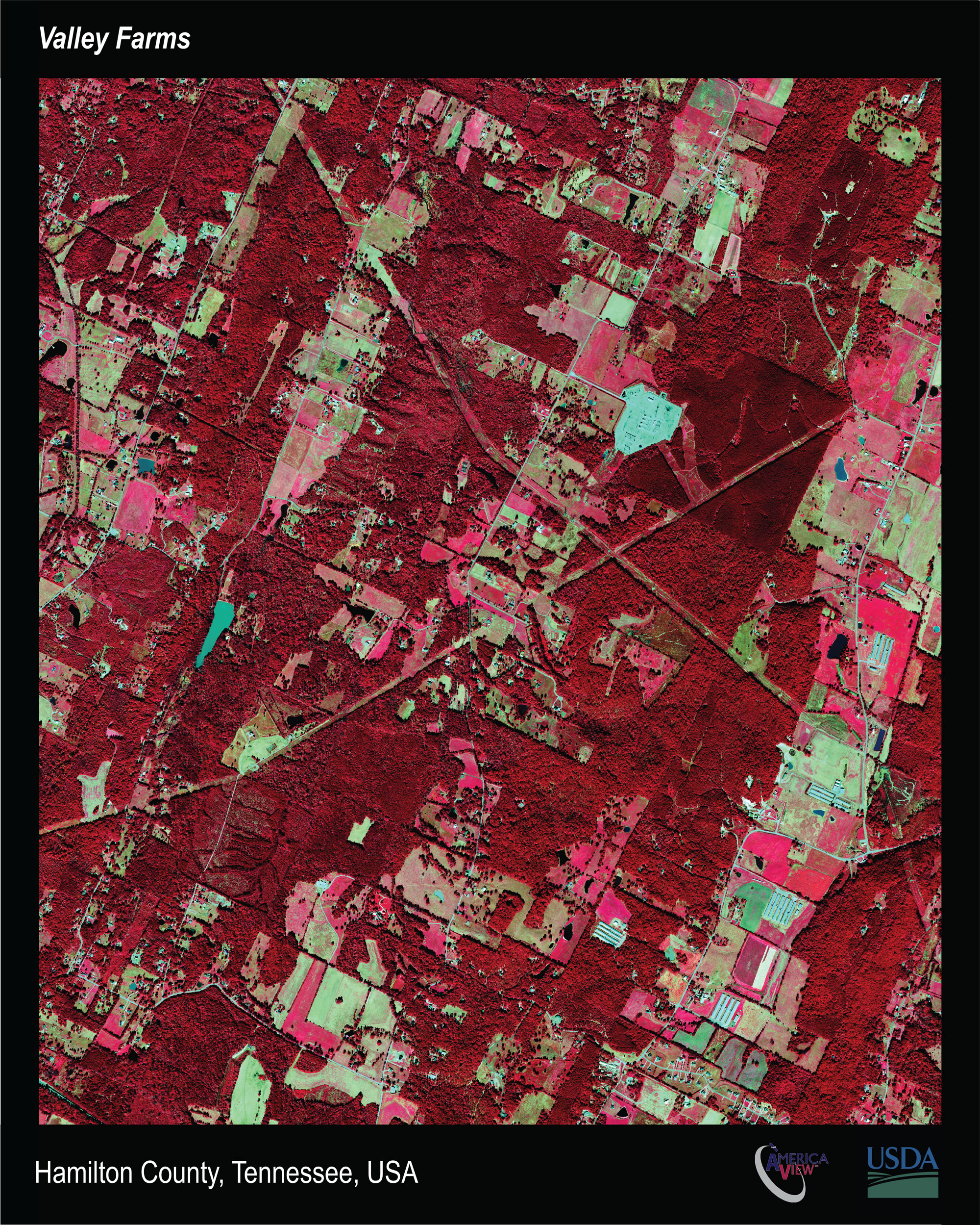 Satellite images of Hamilton County, Tennessee
