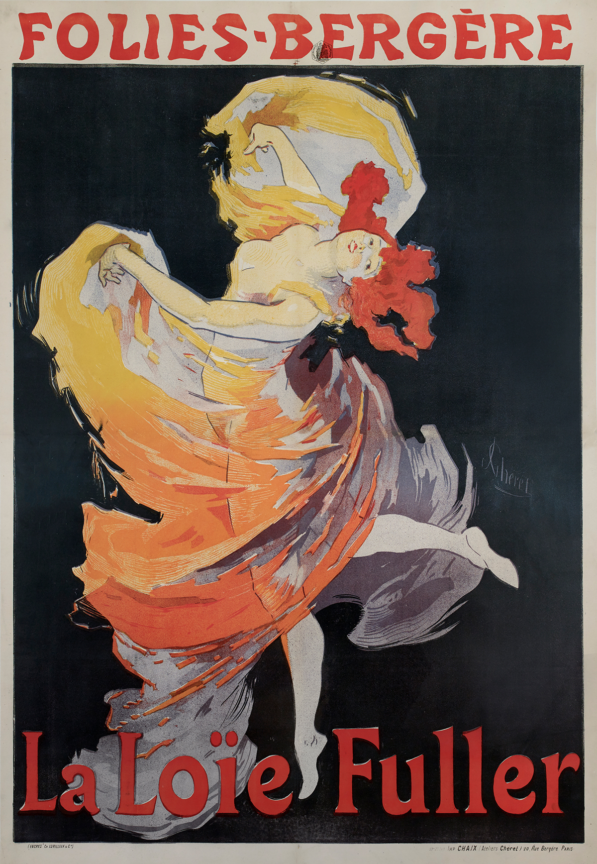 A woman dances in a performance advertisement.