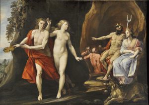 Giuseppe Cesari, called "Cavalier d'Arpino", Orpheus and Eurydice, 1620-25, Oil on canvas, Couretesy of Collection Lemme, Palazzo Chigi, Ariccia.