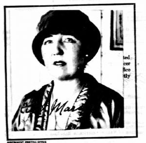 Ethel Mars, 1924 (passport photo)