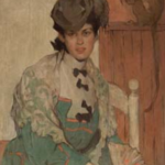  Ethel Mars, Woman with a Monkey, by 1909 - May be self portrait