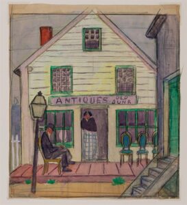 Mars, Ethel 1876-1959 Untitled (Storefront) DATE: ca. 1916-19