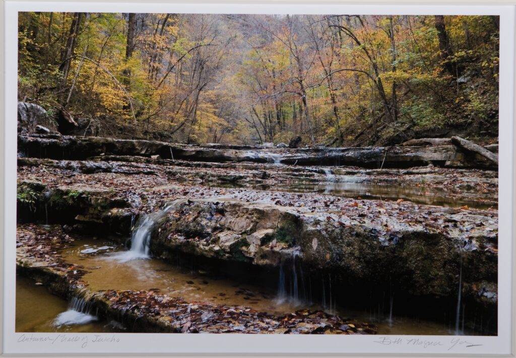 open river with small waterfalls