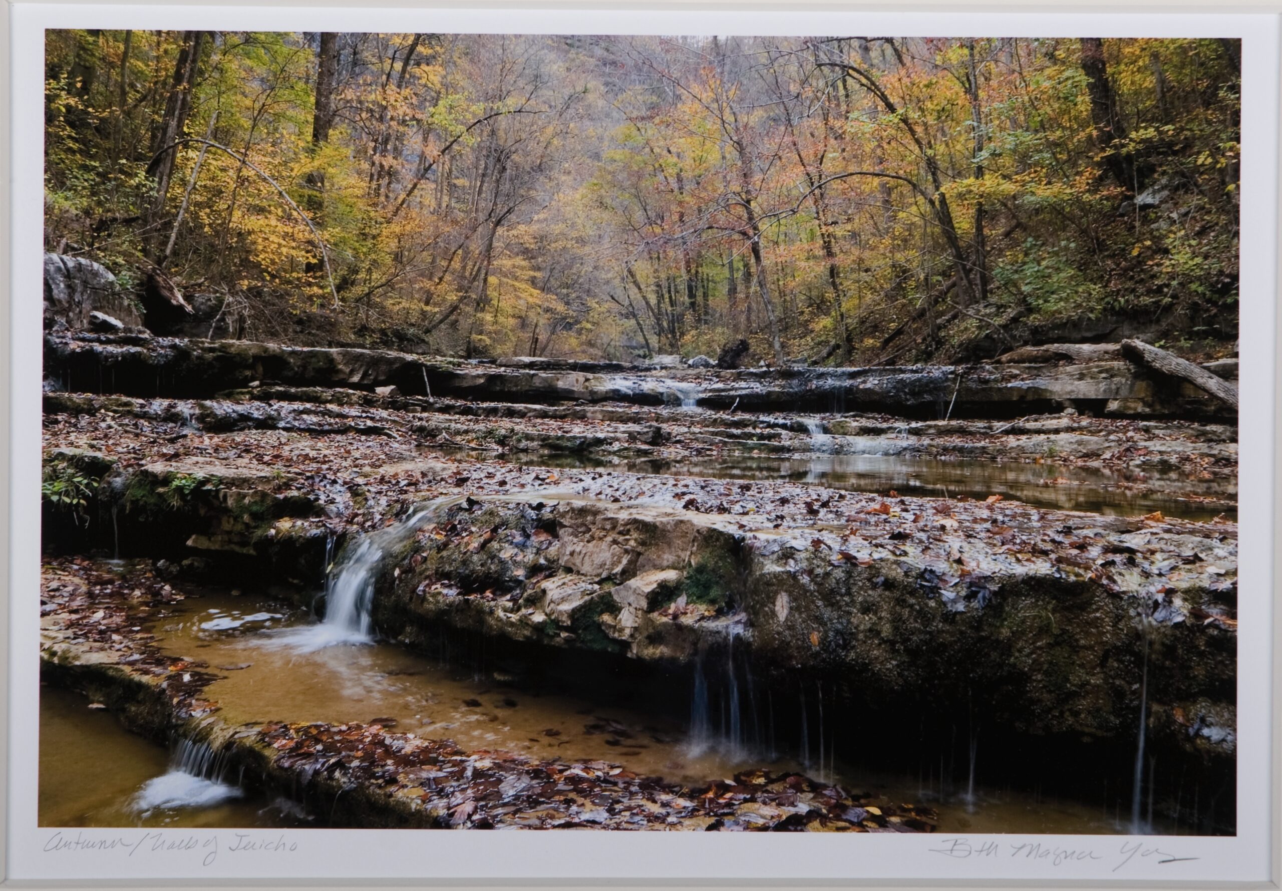 open river with small waterfalls